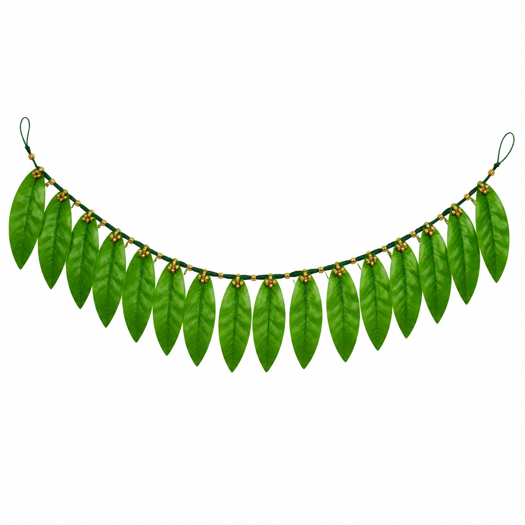 Artificial Mango Leaf Toranam (Reusable)