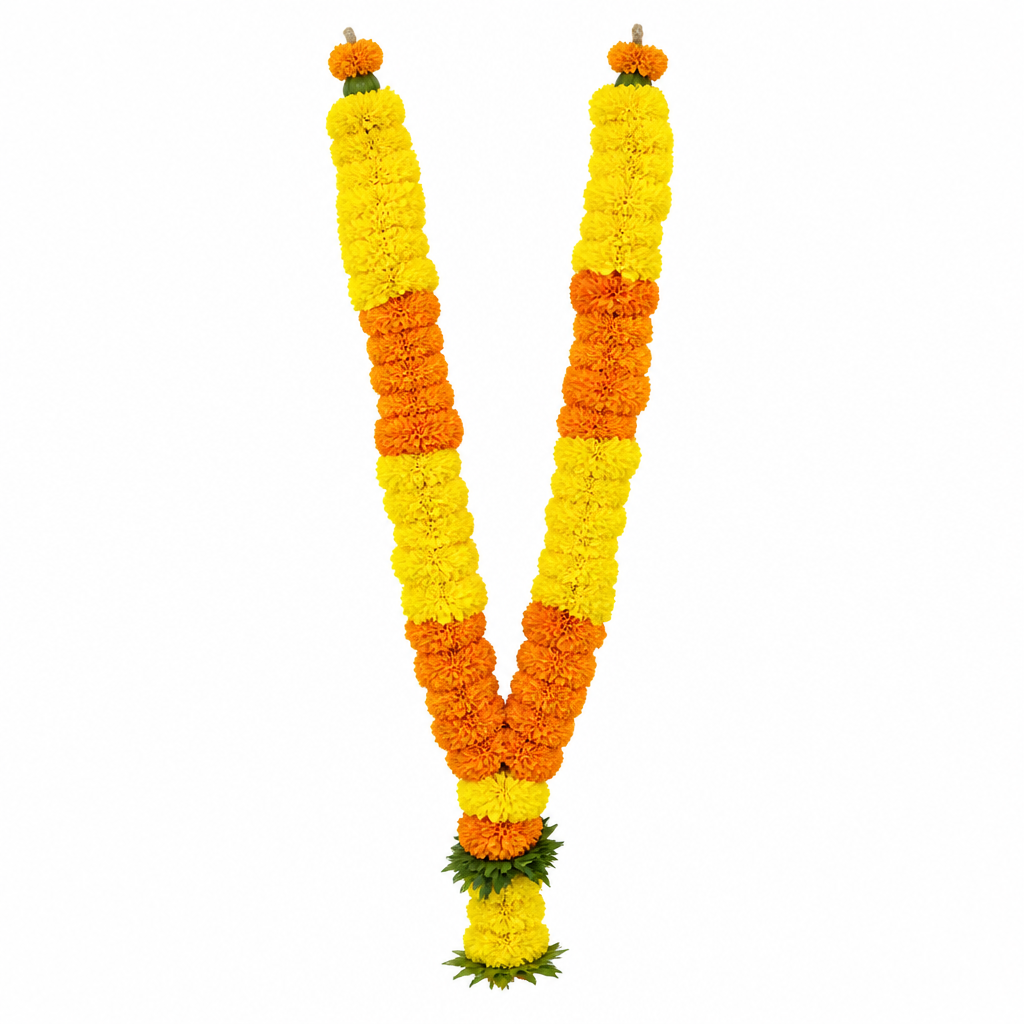 Marigold Flower Garland (Fresh)
