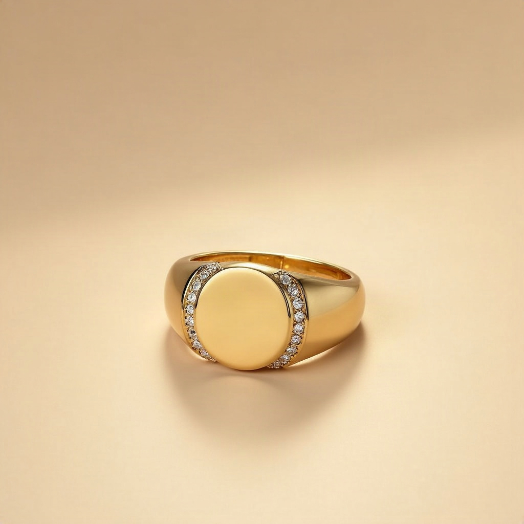 Men's Signet Gold Ring