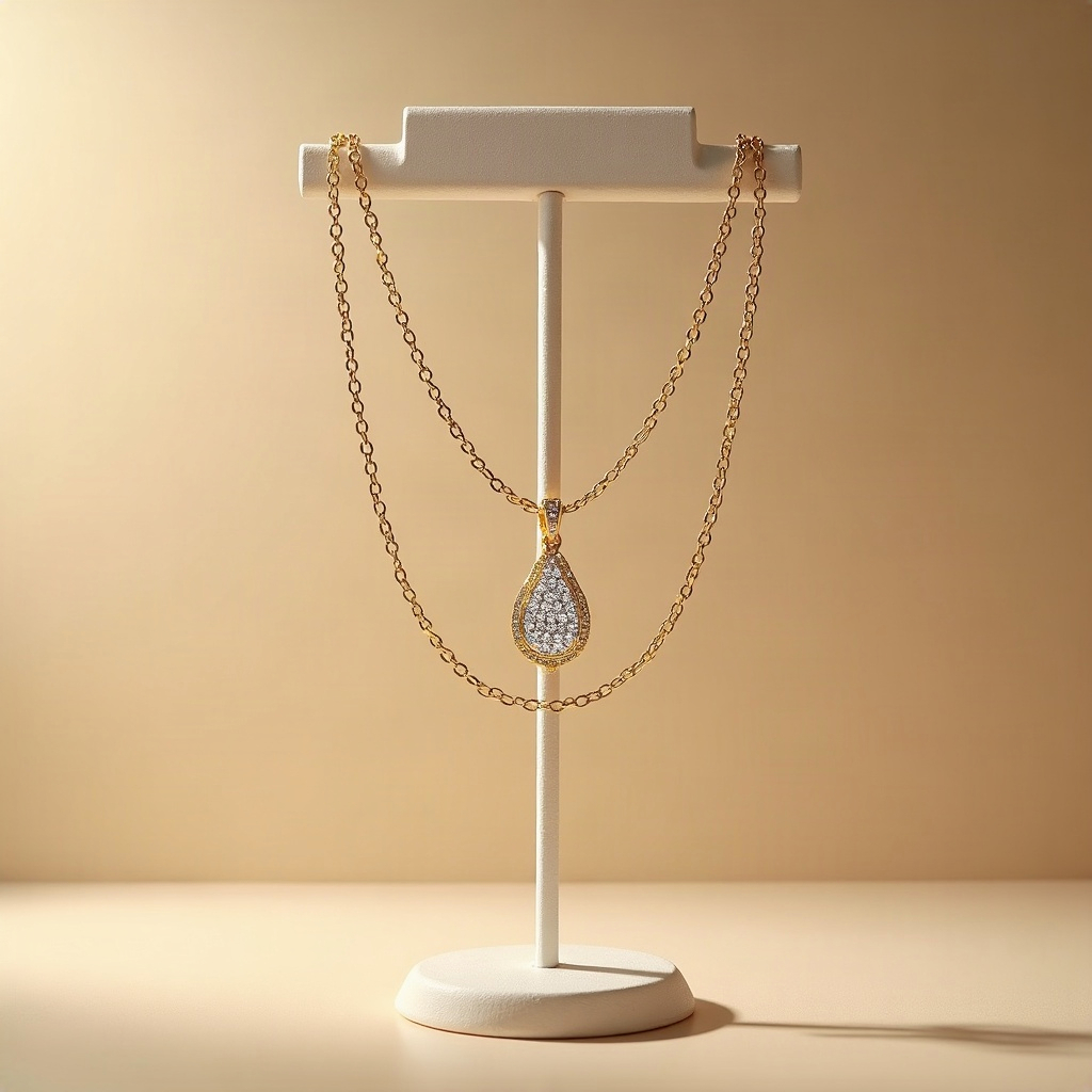 Gold Chain Pendant Necklace