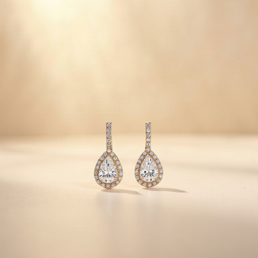 Diamond Drop Earrings