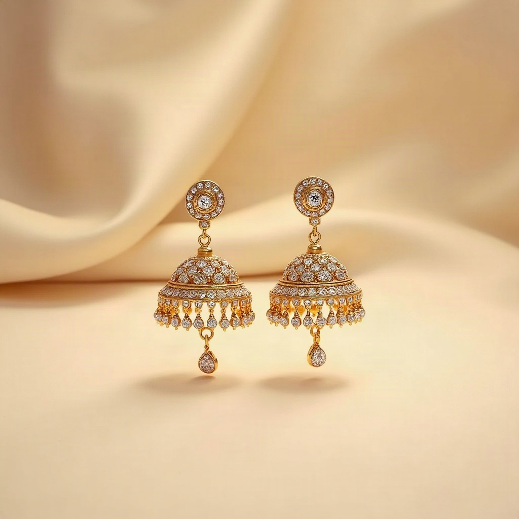 Antique Temple Jhumka