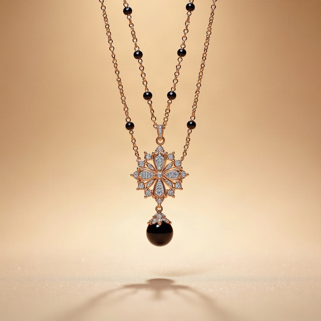 Rose Gold Mangalsutra