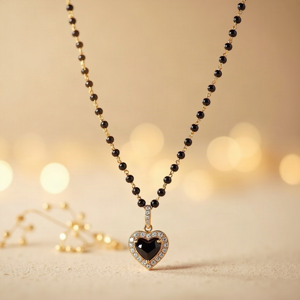Diamond Heart Mangalsutra