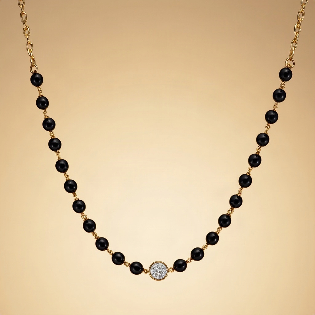 Two-Line Gold Mangalsutra