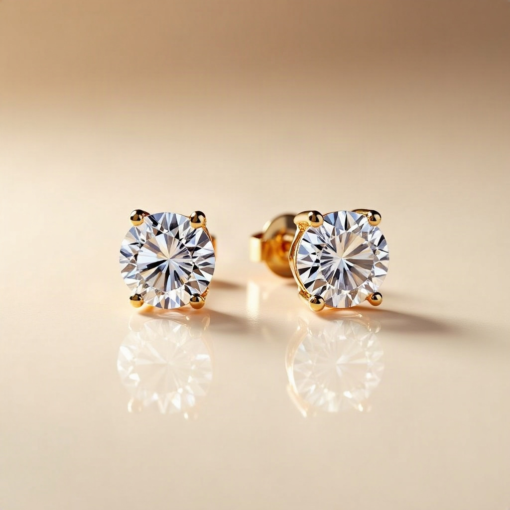 Diamond Stud Earrings