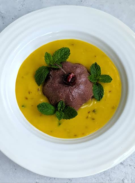Ragi Mudde with Dal