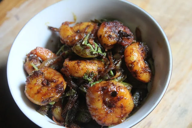 Pepper Prawns