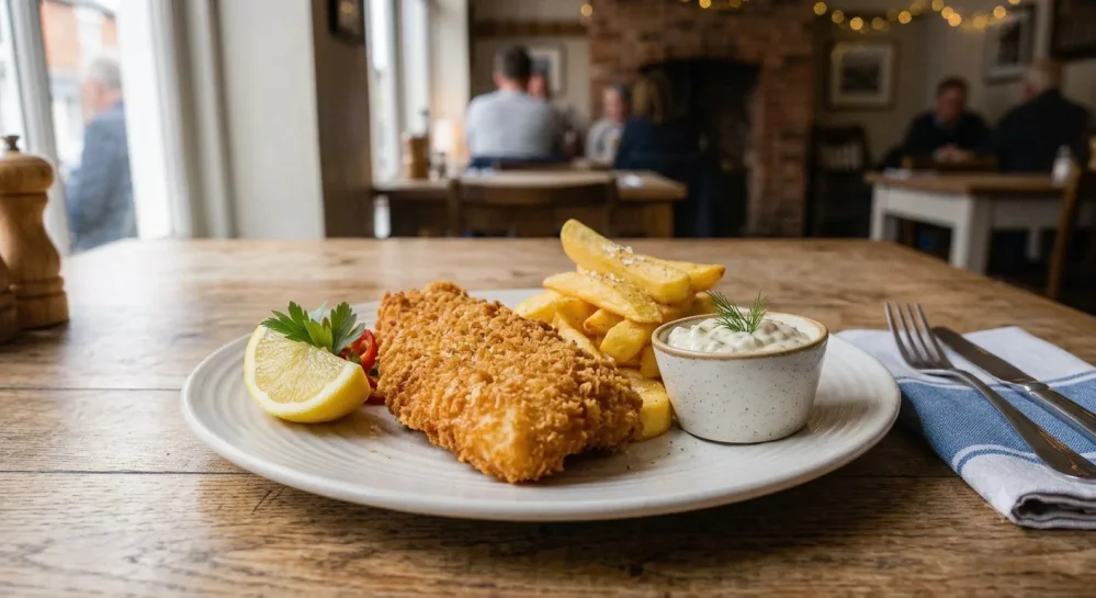 Large Cod + Chips