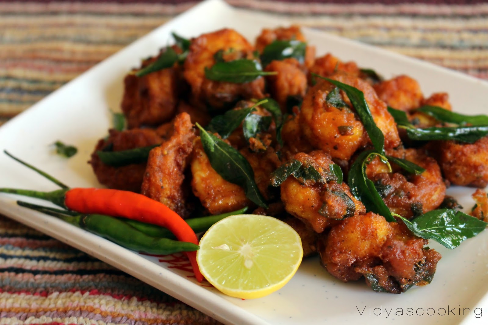 Karivepaku Prawns