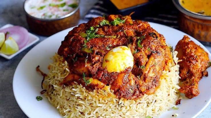 Chicken Fry Peice Biryani
